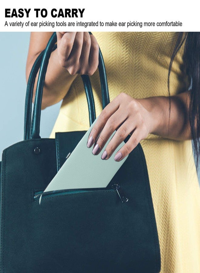 ZJchao Ear Wax Removal Tool, 23psc Spiral Ear Pick Sets Double Ended Ear Scoop Spoon Ear Care Supplies for Woman Man Earwax Removal Ear Cleaning Tools Set(23 Mint Green Ear Pick Sets) - Image 4